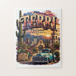 Puzzle Terri Tucson Arizona Personnalisé Sud-Ouest