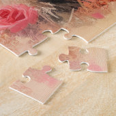 Puzzle Terrier Australien avec des Roses - Saint-Valentin (Côté)