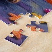 Puzzle Terrier Australien faisant la tournée des bonbons (Côté)
