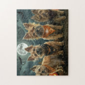 Puzzle Terrier Australien Halloween Épouvantable (Vertical)