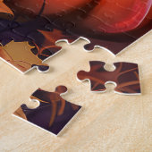 Puzzle Terrier Biewer effrayant Halloween Sorcière et Cit (Côté)