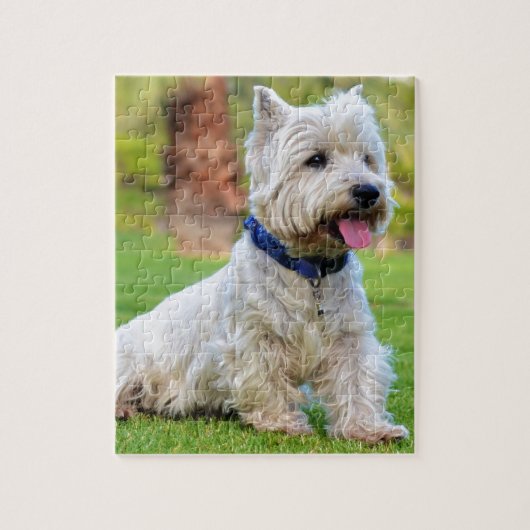 Puzzle Terrier blanc de West Highland (Vertical)