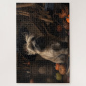 Puzzle Térrier Cairn Citrouilles Halloween Épouvantable (Vertical)