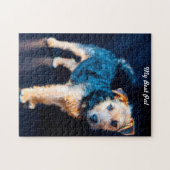 Puzzle Terrier de Lakeland. (Horizontal)