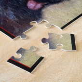 Puzzle Terrier écossais avec Tartan et Heather (Côté)