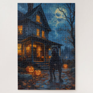 Puzzle Terrier Staffordshire américain Halloween gothique