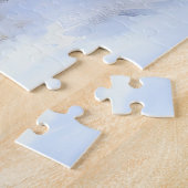 Puzzle Terrier Tibétain Laissons Il Neige Noël (Côté)