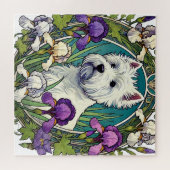 Puzzle Terrier West Highland Westie (Horizontal)
