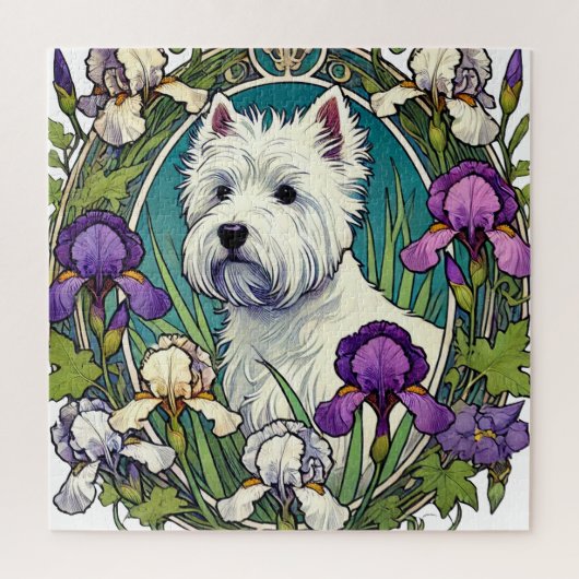 Puzzle Terrier West Highland Westie (Vertical)