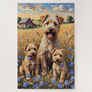 Puzzle Terrier Wheaten Champ d'Or Art