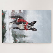 Puzzle Tervueren dans la neige Noël (Horizontal)