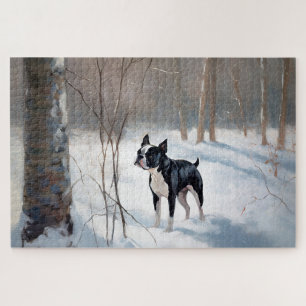 Puzzle Tervueren de Boston Qu'il neige Noël