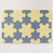 Puzzle Tessellé Koch Snowflakes (Motif fractal) (Horizontal)