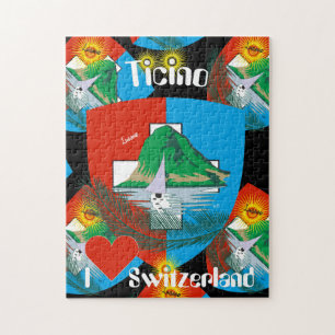 Puzzle Tessin - Ticino - Suisse - Svizzera