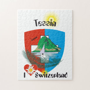 Puzzle Tessin - Ticino - Suisse - Svizzera