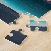 Puzzle Tête de crâne colorée (Côté)