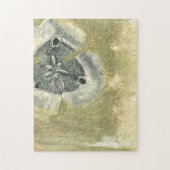 Puzzle Tête de fleurs Abstraite de texture laquée (Vertical)