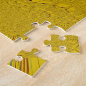 Puzzle Tête de Lion Doré Impression d'Art (Côté)