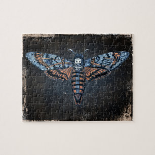 Puzzle Tête de mort, alias Sphinx atropo moth