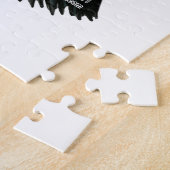 Puzzle Tête de Rooster Ayam Cemani (Côté)