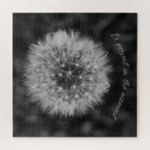 Puzzle Tête de semence de Dandelion. Soyez Présents En Ce (Horizontal)