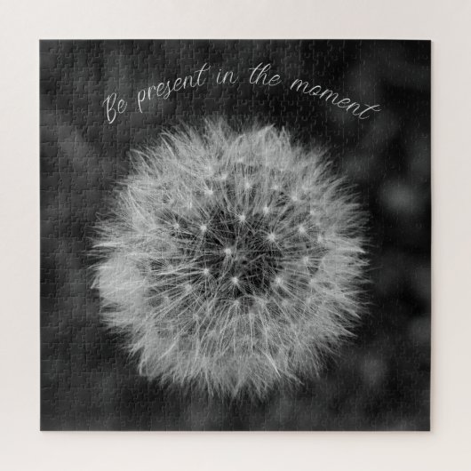 Puzzle Tête de semence de Dandelion. Soyez Présents En Ce (Vertical)