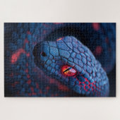 Puzzle Tête de serpent Neon Steampunk (Horizontal)