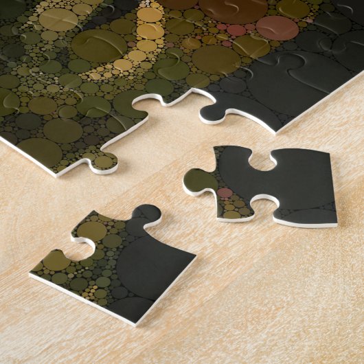 Puzzle Tête d'un squelette avec une cigarette brûlante, p (Côté)