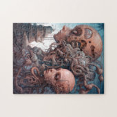 Puzzle Têtes biomécaniques Surreal Sci-Fi Art (Horizontal)