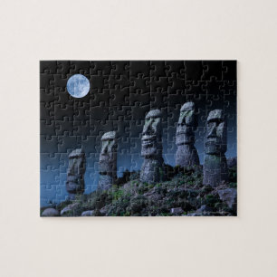 Puzzle Têtes d'île de Pâques