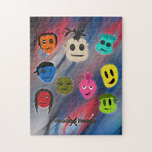 Puzzle Têtes vaudou ~ Esprits