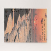 Puzzle Texas Beach Sunrise, Verse de Psalm 118:24 (Horizontal)