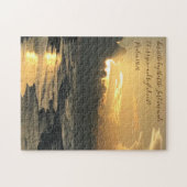 Puzzle Texas Beach Sunrise, Verse de Psalm 118:24 (Horizontal)