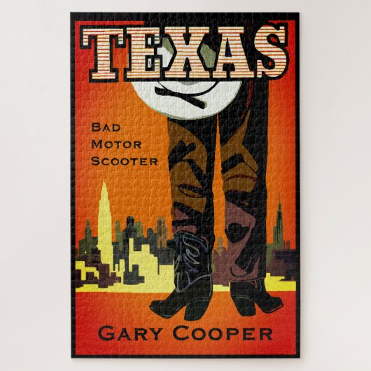 Puzzle Texas City Cowboy (Vertical)