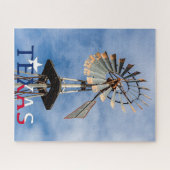 Puzzle Texas Image, Windmill et Texas Logo (Horizontal)
