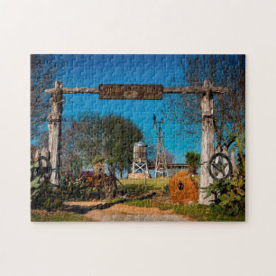 Puzzle Texas Ranch Scene.