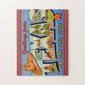 Puzzle Texas vintage (Vertical)