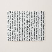 Puzzle Texte de fierté et de préjudice (Horizontal)