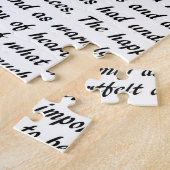 Puzzle Texte de fierté et de préjudice (Côté)