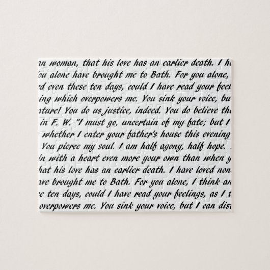 Puzzle Texte de persuasion (Horizontal)