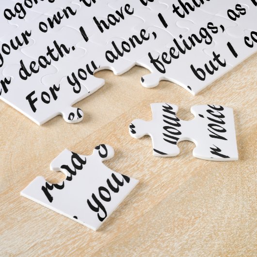 Puzzle Texte de persuasion (Côté)