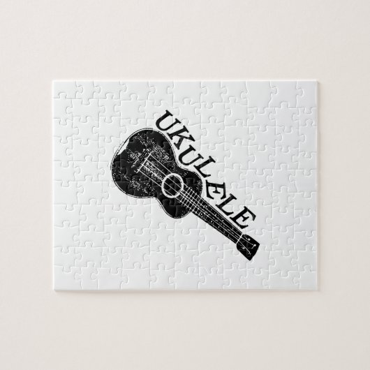 Puzzle Texte Et Image Ukulele (Horizontal)