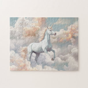 Puzzle Texte personnalisé belle licorne