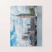 Puzzle Texte personnalisé Londres (Vertical)