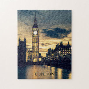 Puzzle Texte personnalisé Londres