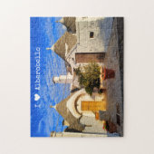 Puzzle Texte personnalisé, magnifique ville d'Alberobello (Vertical)