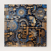 Puzzle textile égyptien antique (Horizontal)