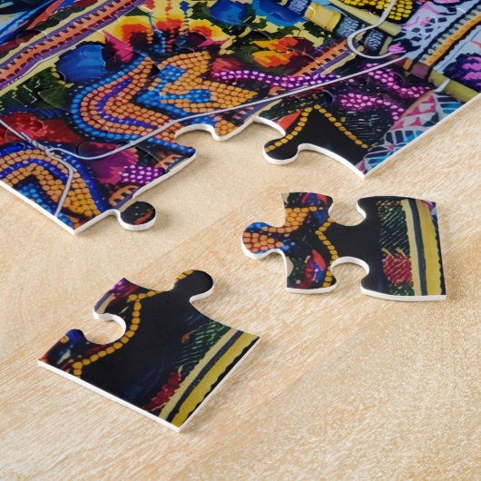 Puzzle Textile Wall Explosion of Color (Côté)