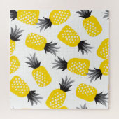 Puzzle Texture ananas, Motif d'été Vintage. (Horizontal)