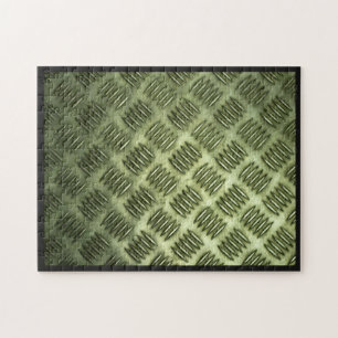 Puzzle Texture Checkered en acier de diagonale de